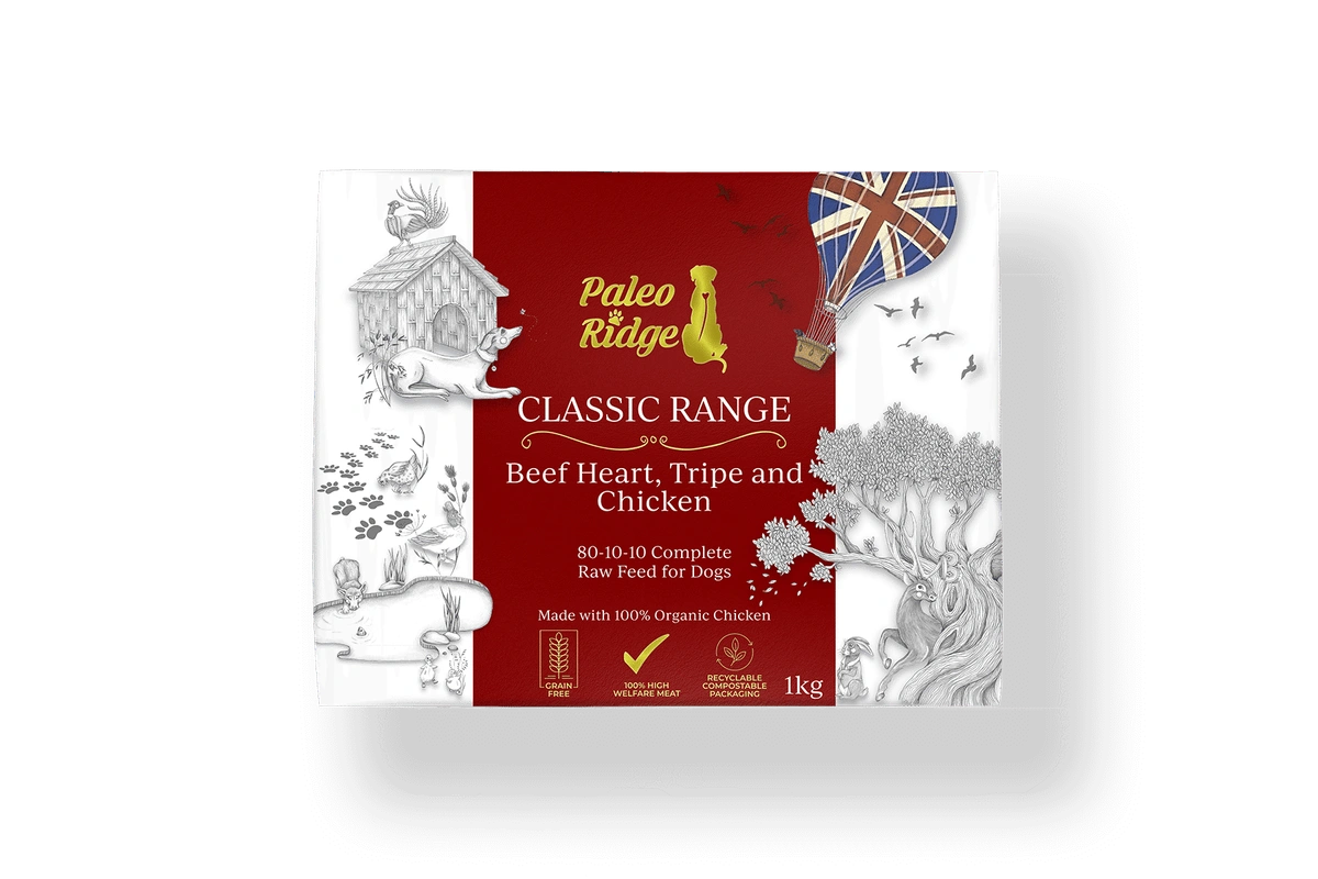 Paleo Ridge Classic Beef Heart, Tripe and Chicken 1kg