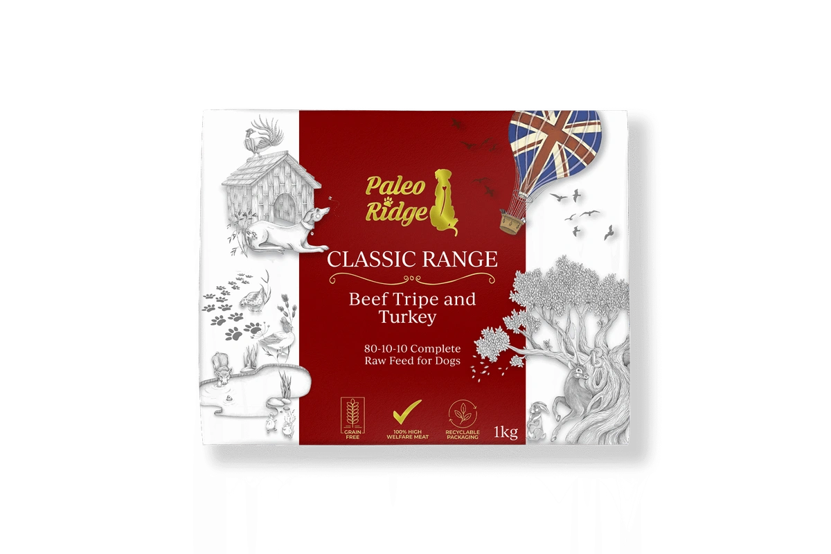 Paleo Ridge Classic Beef Tripe and Turkey 1kg