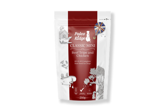 Paleo Ridge Classic Mini Beef Tripe and Chicken 250g